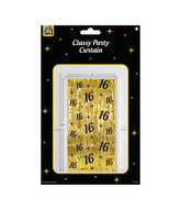 16 Jaar Deurgordijn Goud Zwart